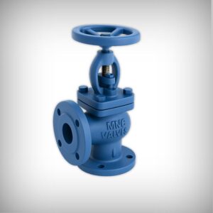 CS Angle Globe Valve Flanged - MNC VALVES - Ahmedabad, India