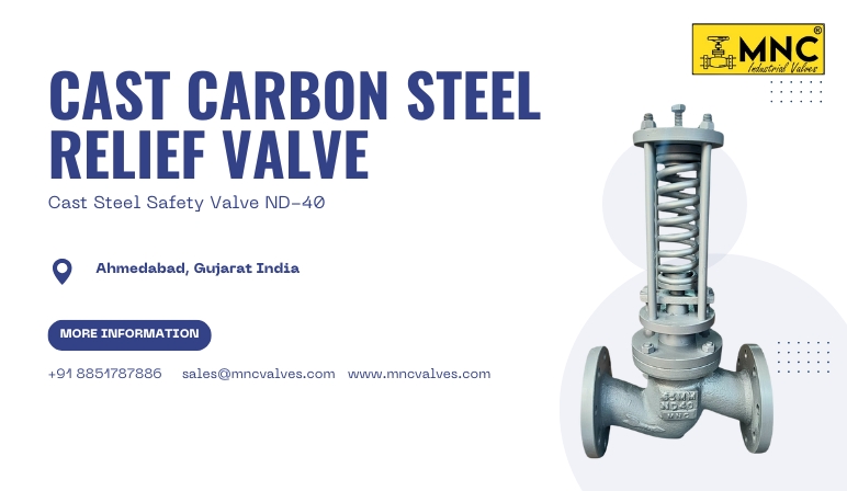 ND-40 Cast Steel Relief Valve – High-Pressure Safety Valve