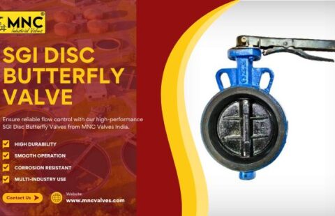 SGI Disc Butterfly Valve used for industrial flow control – MNC Valves India