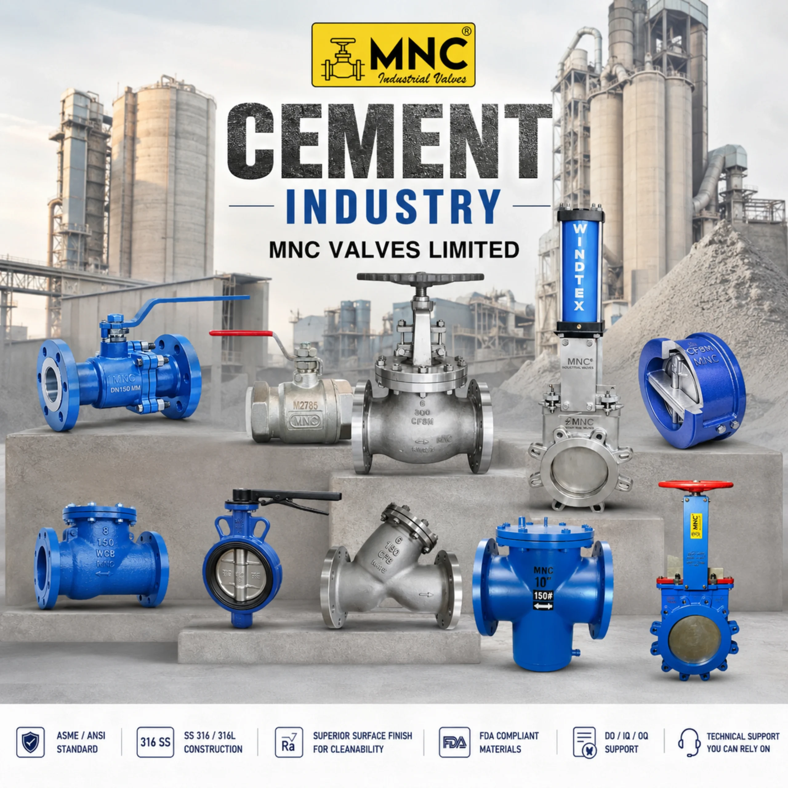 Valves for Cement Industry