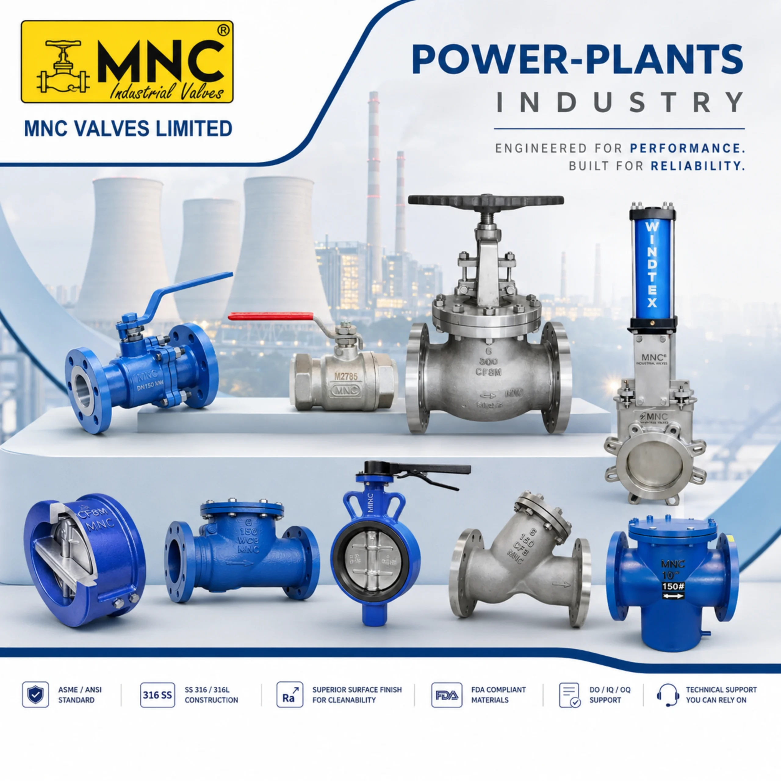 Valves for Power Plants