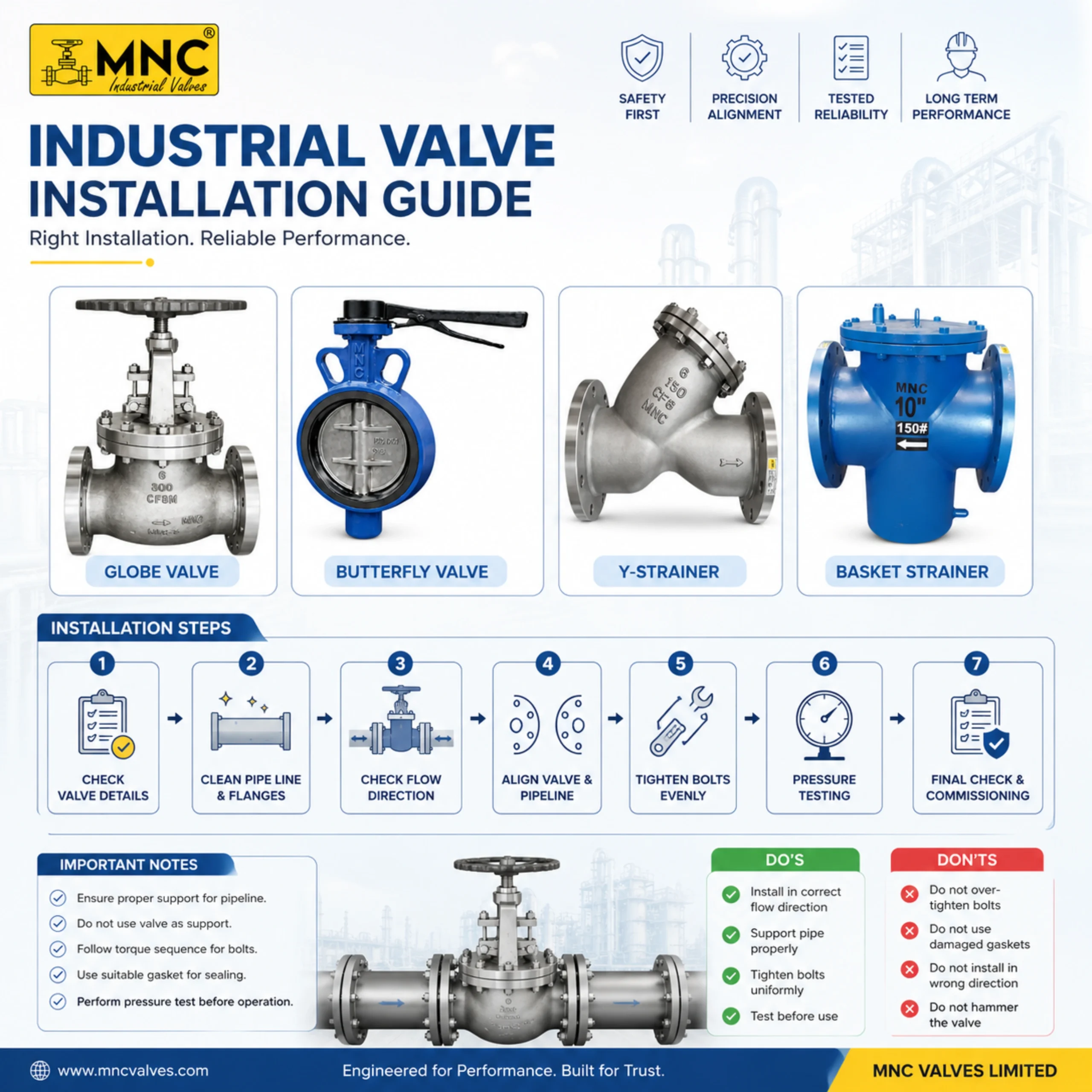 Industrial Valve Installation Guide